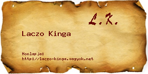 Laczo Kinga névjegykártya